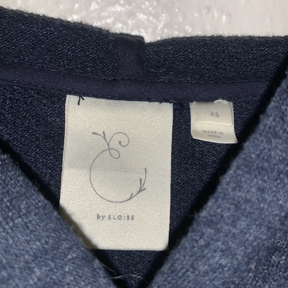 Eloise Blue Hoodie Top - Picture 4 of 5